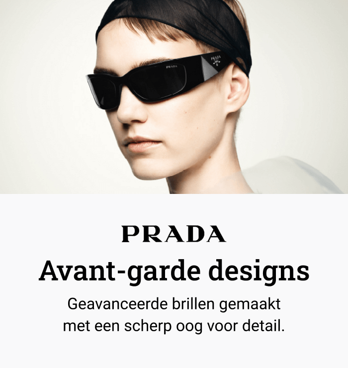 Prada 8056597517058 Rechthoek Zwart & wit Volle rand Zonnebrillen